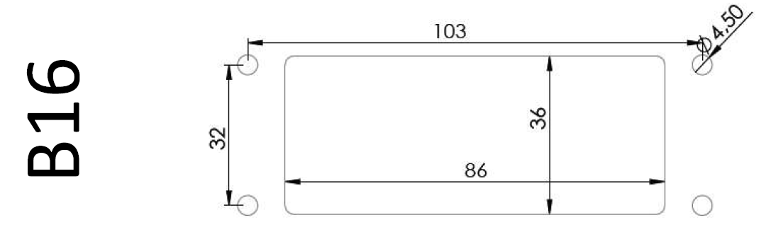 TMS-B16-SFSL-BK - 107705