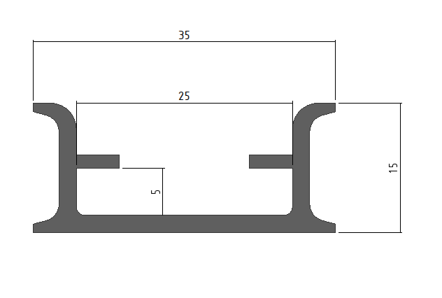 profil aluminium - DIN35