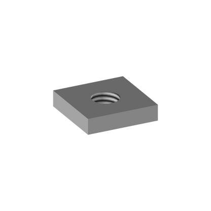 M8 square Nut 18x18x4 - ECM8